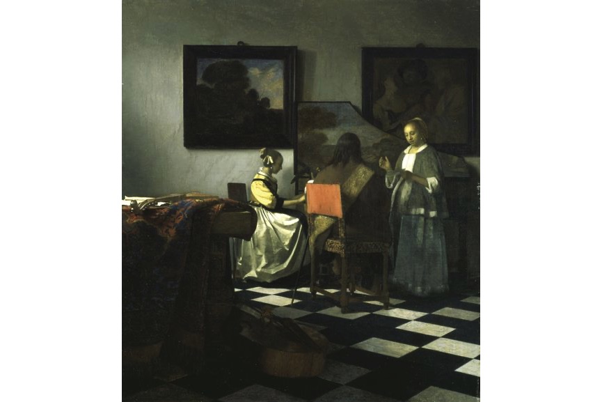 Johannes Vermeer   The Concert 