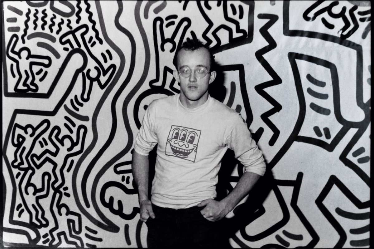 Keith Haring Artwork Heart Keith Haring Original Art Large Heart