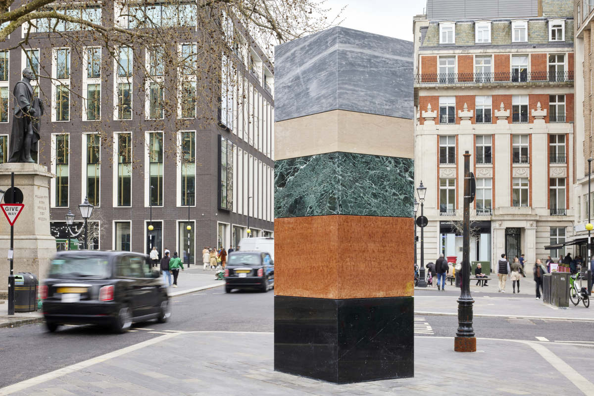 Landline by Sean Scully in Hanover Square