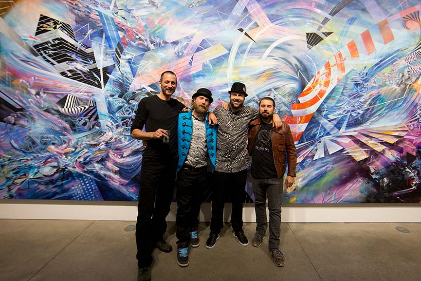 https://d16kd6gzalkogb.cloudfront.net/magazine_images/Left-to-right-Oliver-Vernon-Damon-Soule-curator-Brian-Chambers-Mario-Mars-1-Martinez.jpg