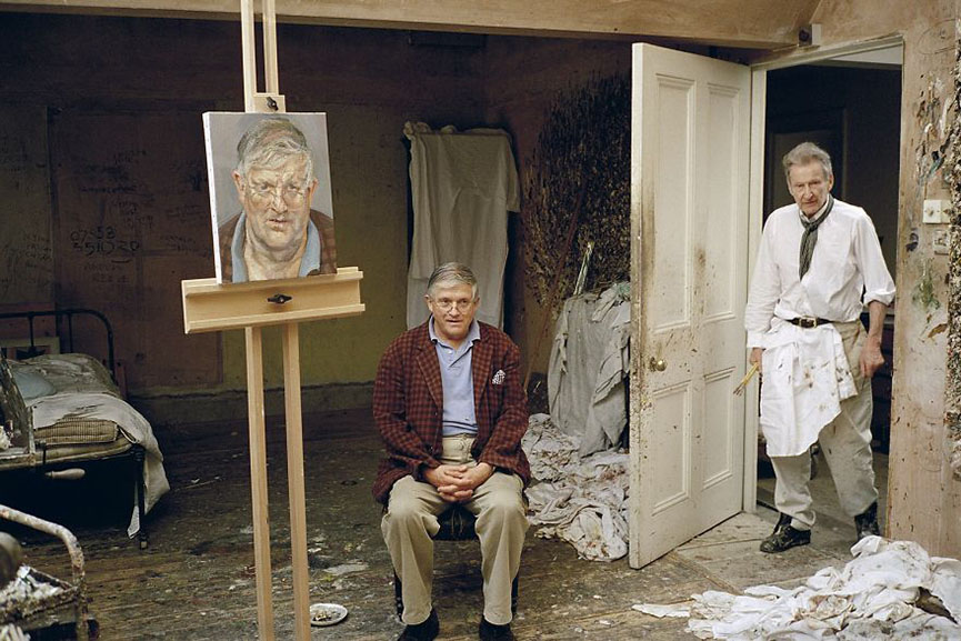 Painters and sculptors in their studios