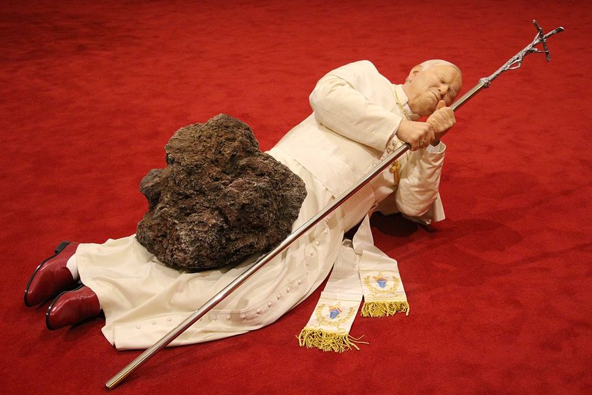 5 Maurizio Cattelan Works of Art That Are Not Banana or Gold Toilet |  Widewalls
