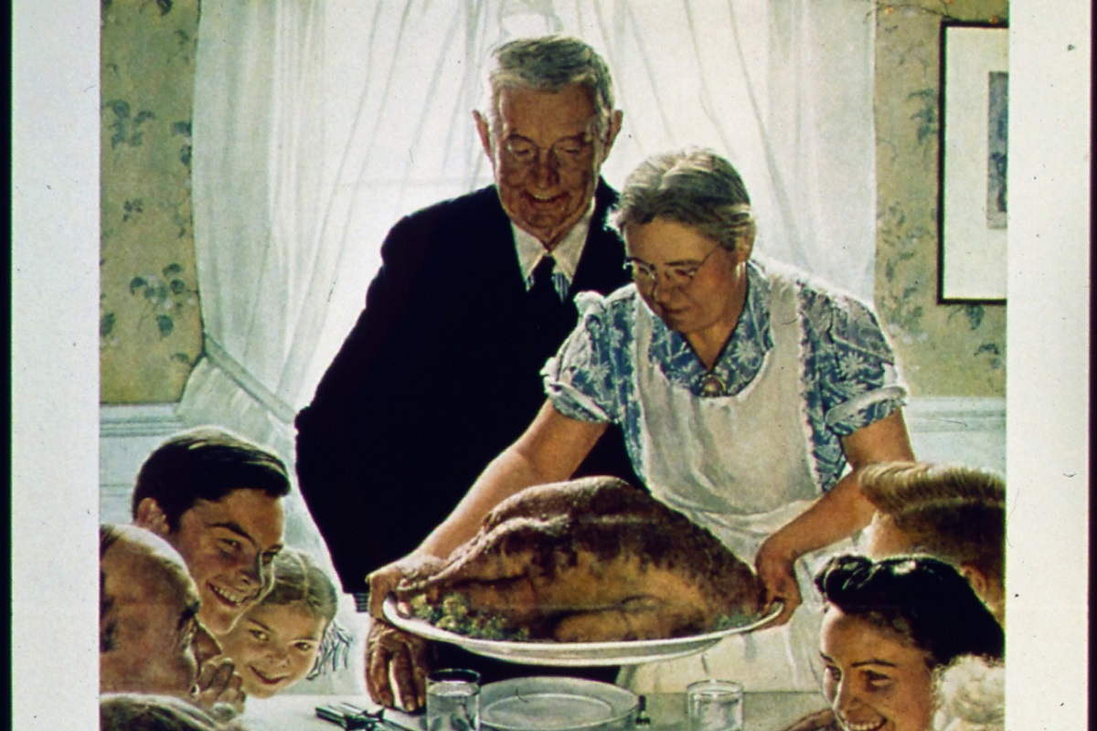 Norman Rockwell Freedom From Want 1943 Detail. Image Via Wikimedia.org  