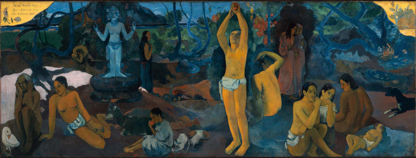 Paul Gauguin - Where Do We Come From? What Are We? Where Are We Going?, 1897, Boston Museum of Fine Arts