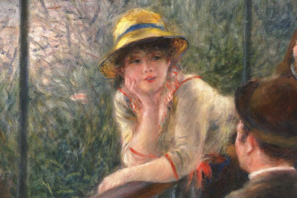 Pierre Auguste Renoir   Luncheon Of The Boating Party 1880 81 Detail 