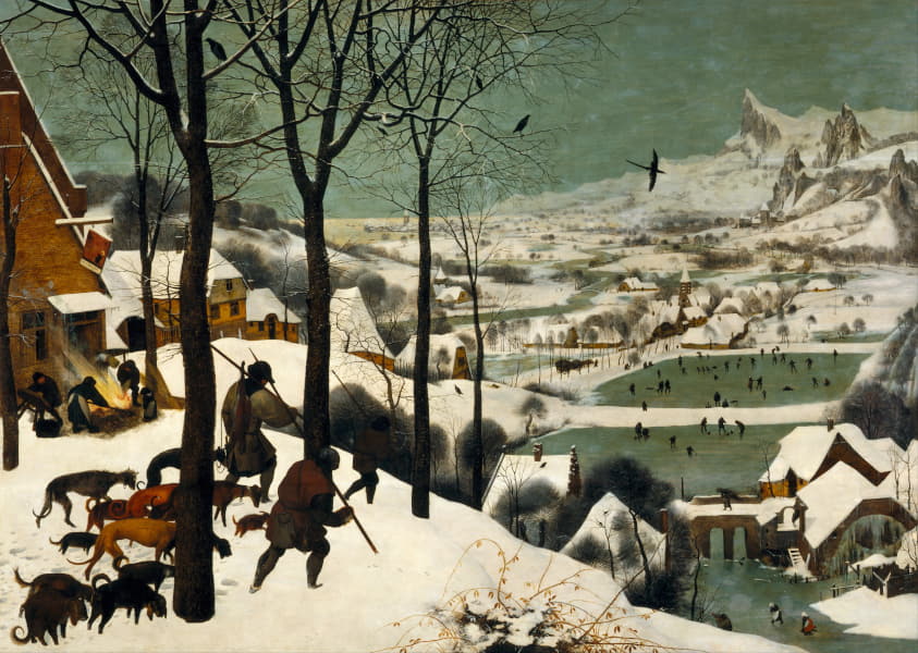 Pieter Bruegel the Elder, Hunters in the Snow, 1565