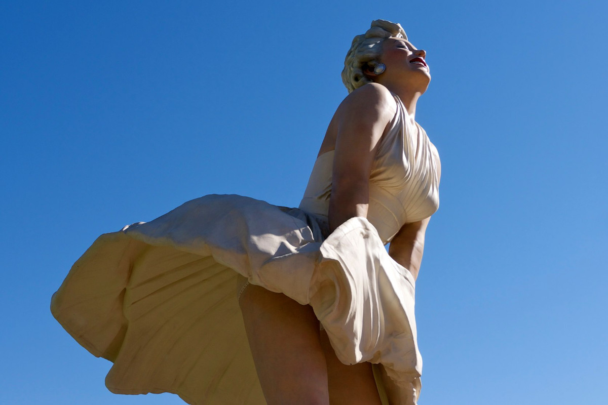 Marilyn Monroe 'Forever Marilyn' statue in Palm Springs