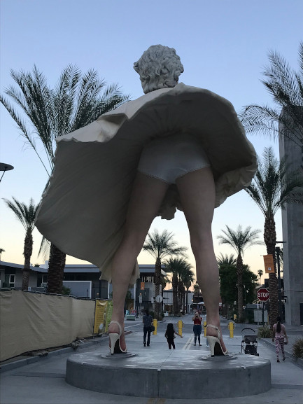 Controversial 26-foot Marilyn Monroe statue haunts Palm Springs residents
