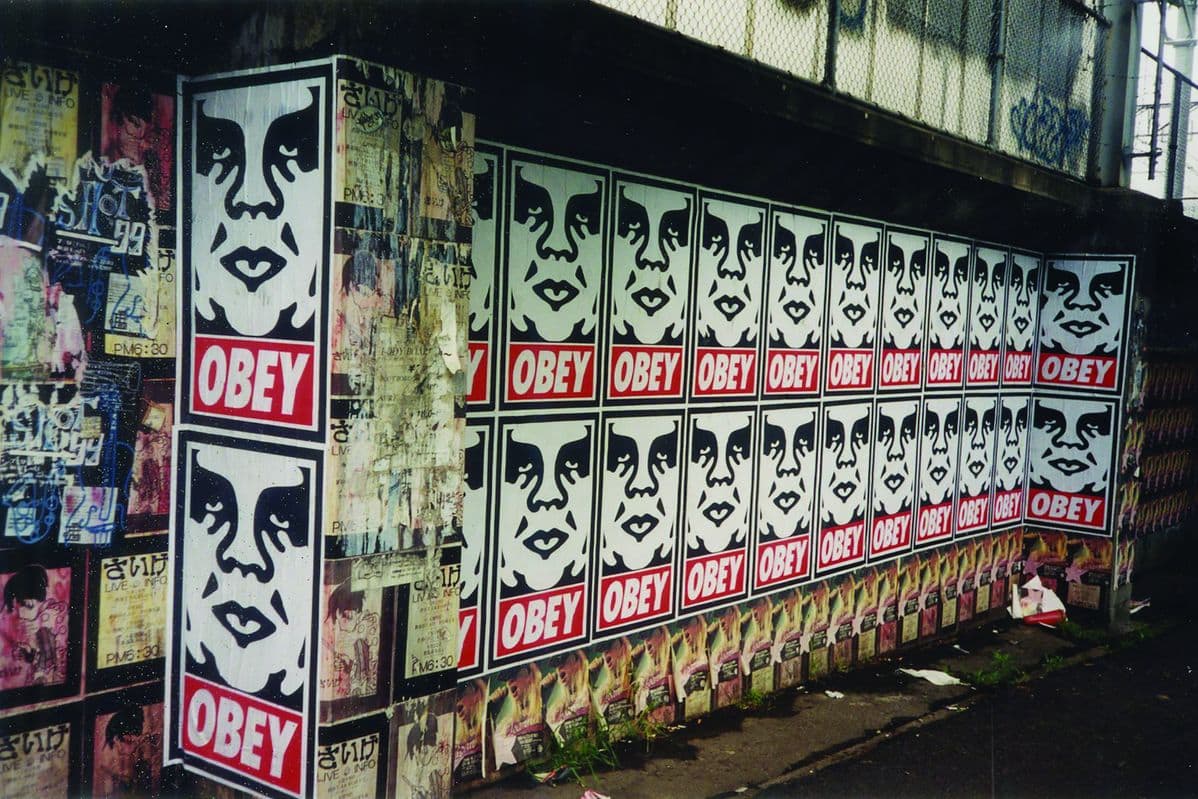 Giant Poster and Stickers - Street Art