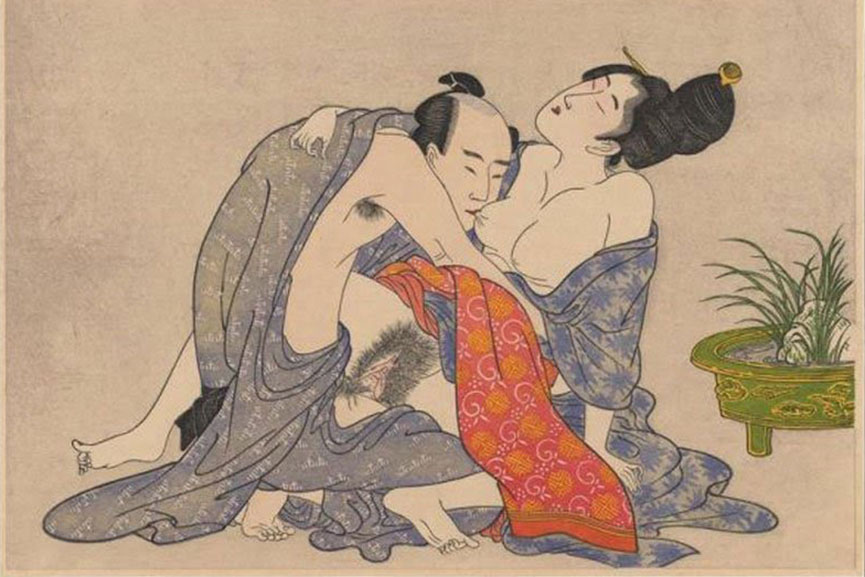 Vintage Japanese Couple Sex - Japanese Erotic Art: A Taboo Filled History of Shunga | Widewalls