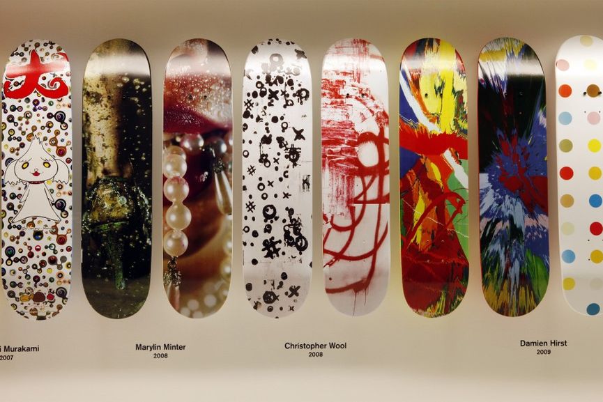 Model Skateboard Art Deck by Supreme