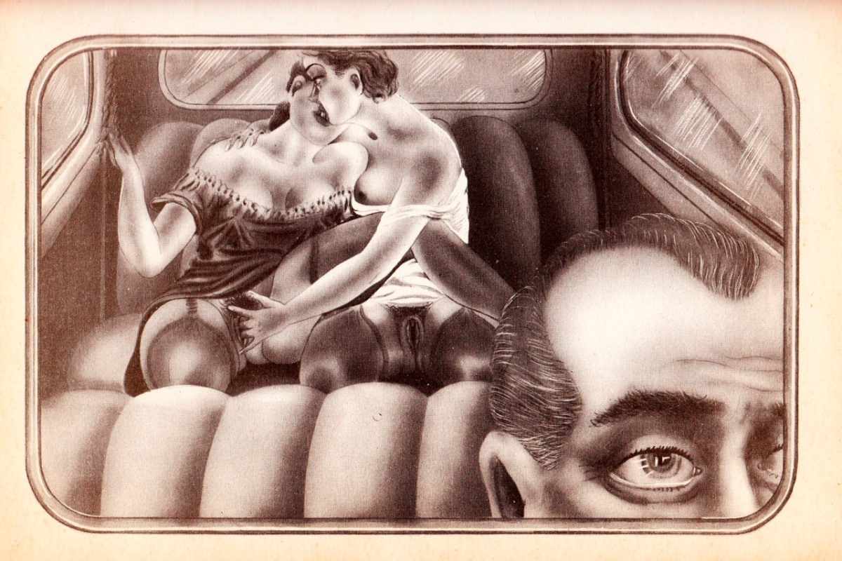 Vintage cartoon erotica