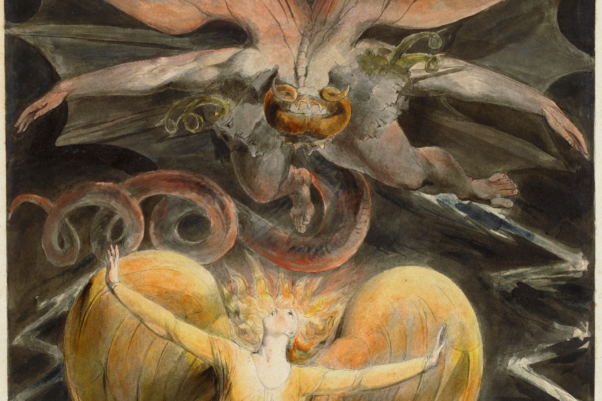 The Great Red Dragon Paintings When William Blake Was Illustrating 