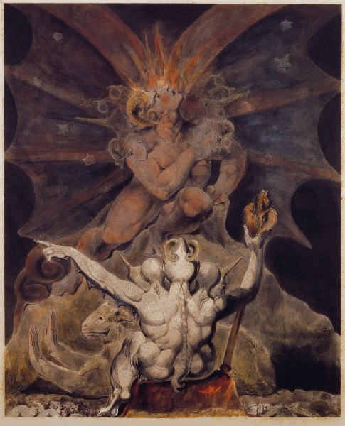 The Great Red Dragon Paintings - William Blake Was Illustrating the Bible | Widewalls