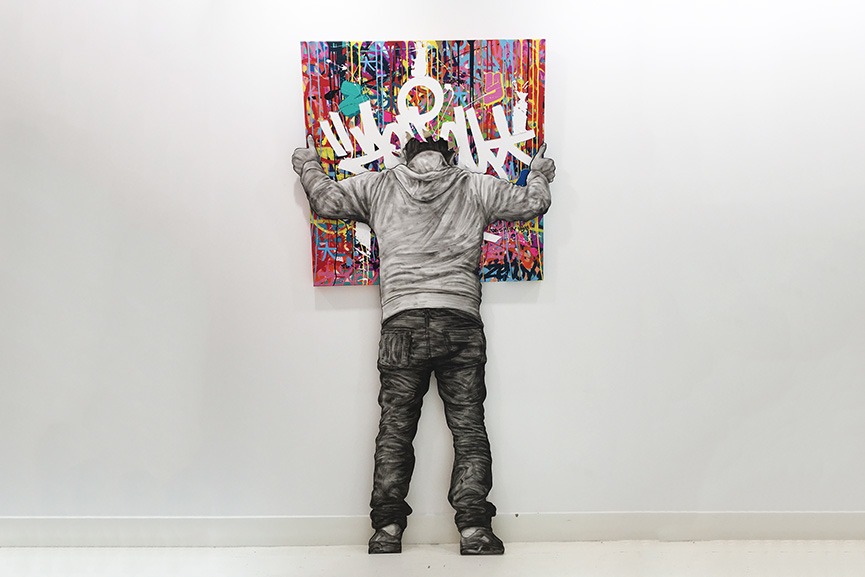 Levalet Meets Zenoy Recto Verso in Exhibition at Galerie Geraldine ...