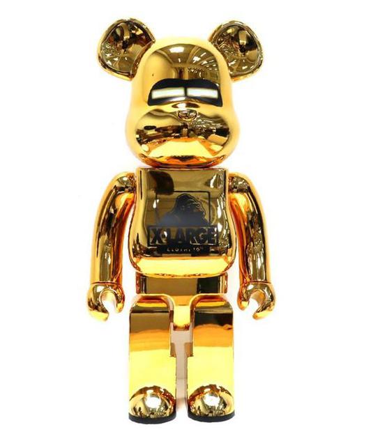 bearbrick 1000 gold
