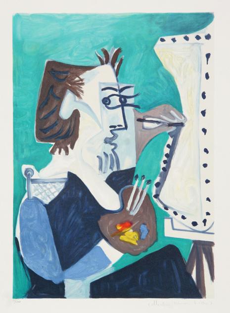 Pablo Picasso - Le Peintre, 1963 | Widewalls