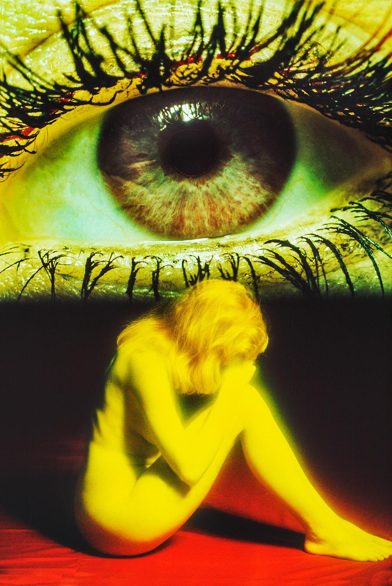 Mitchell Funk Surreal Yellow Nude With Eye Widewalls