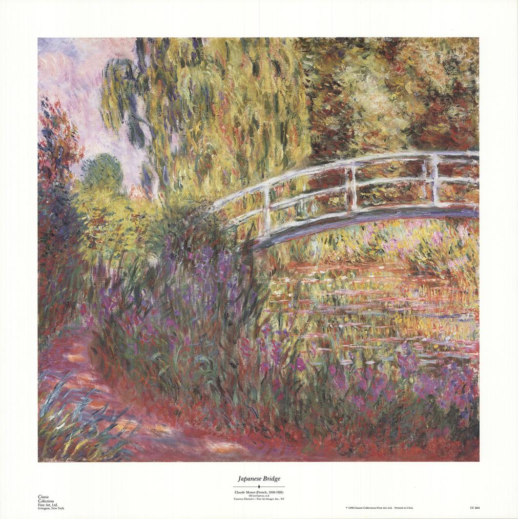 Claude Monet Japanese Bridge Widewalls