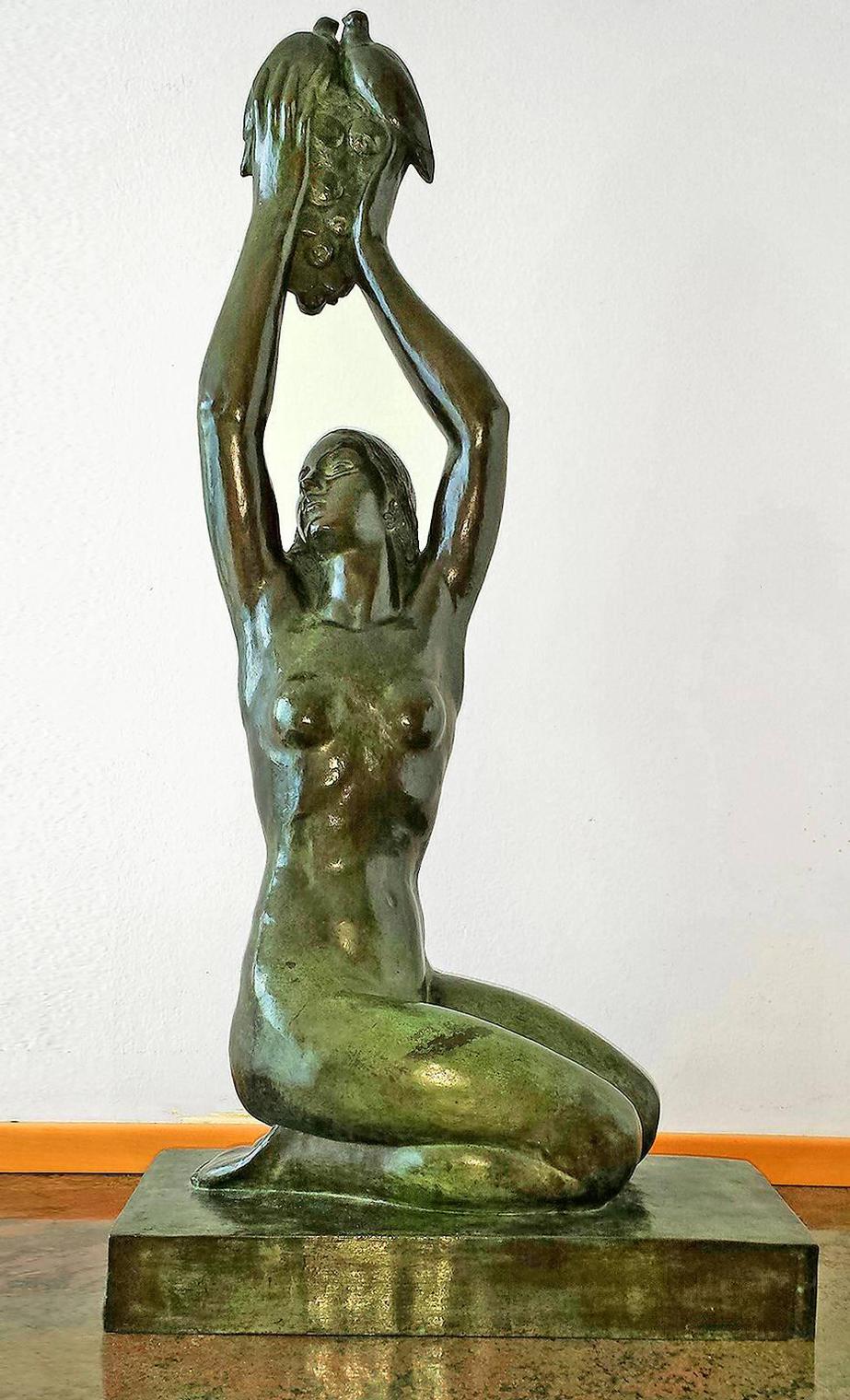 Gilbert Auguste Privat - Art Deco Sculpture - Art Deco Bronze