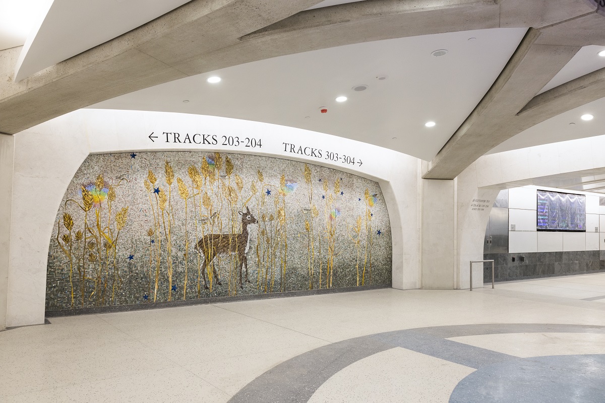Grand Central Madison Murals by Yayoi Kusama and Kiki Smith Revealed